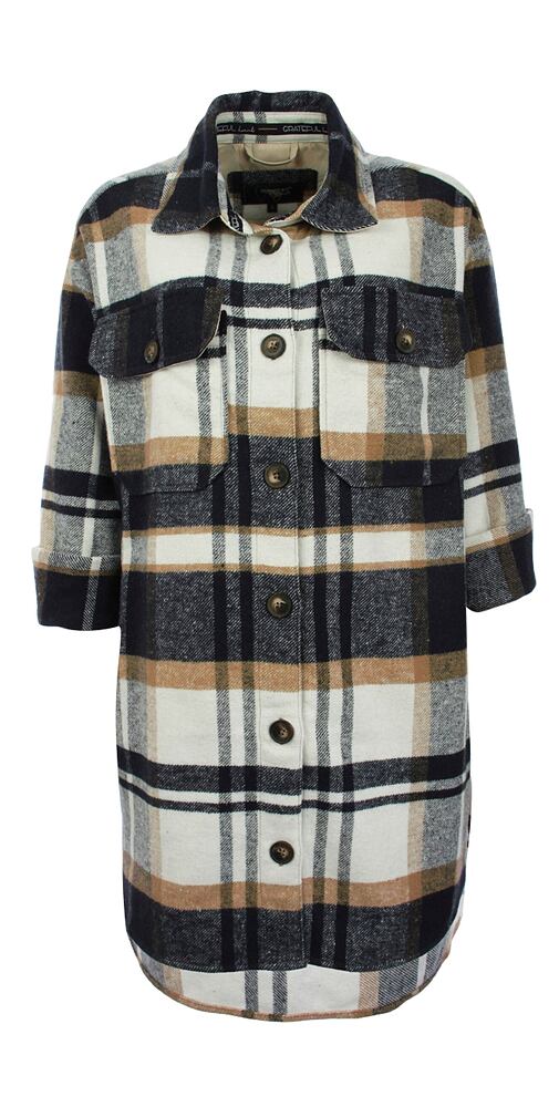 Oversize dámský kabát Kenny S. 393770 kostka