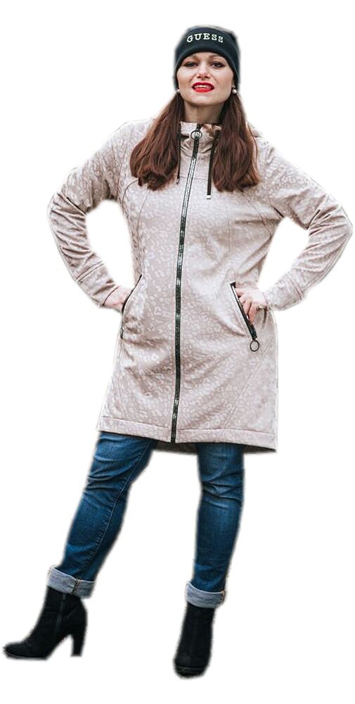 Elegantní dámská parka Tolmea 7823 sv.káva