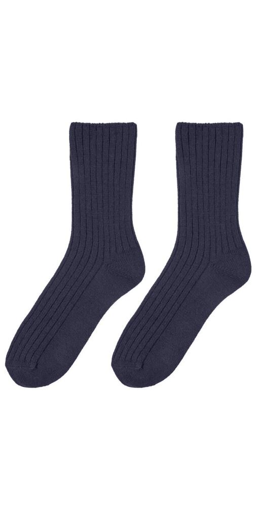 Ponožky z ovčí vlny Matex 541 Valentýn navy