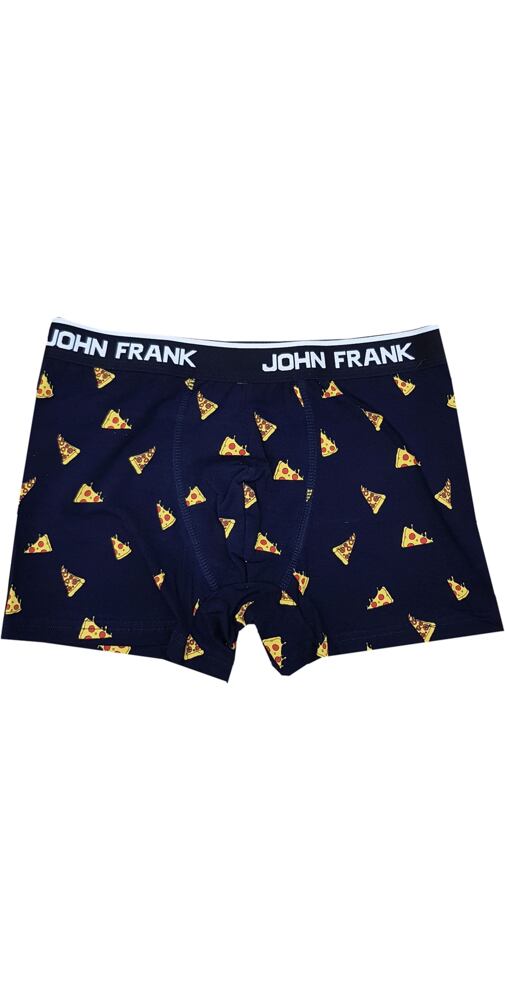 Boxerky pro muže s vtipným potiskem John Frank 299 pizza