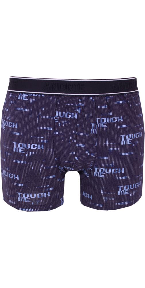 Boxerky s přiznanou gumou v pase Andrie PS 5592 navy