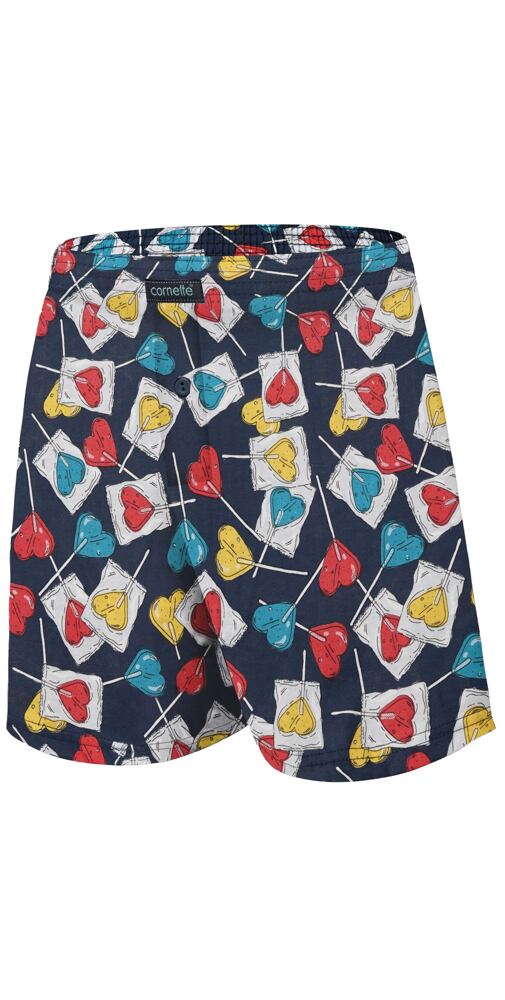 Bavlněné trenky s obrázky Cornette Classic 001/138 jeans tisk