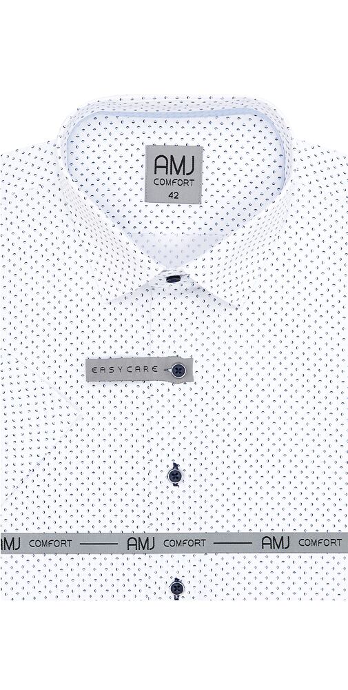 Košile AMJ Comfort slim VKSBR 1288 bílo-modrá