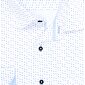 Společenská košile pro muže AMJ Comfort VDBR 1323 bílo-modrá