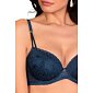 Elegantní podprsenka s krajkou Leilieve Crazy for you M5408 tm.modrá