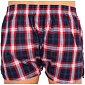 Plátýnkové trenýrky Climber 3100C73 navy red kostka