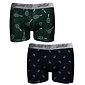 Pánske boxerky John Frank JF2BEF23 navy-zelené