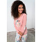 Vamp dvoudílné pyžamo pro ženy Gil 17524 pink tan
