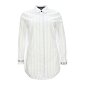 Prúžkovaná dlhá biela košeľa pre ženy Kenny S. 860924
