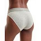 Kalhotky pro ženy Calvin Klein Embosed Icon QF66993 šedý melír