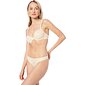 Tanga Calvin Klein Sheer Marquisette Lace  QF6878E banánová