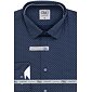 Elegantná pánska košeľa AMJ Comfort Slim Fit VDSBR 1326 navy