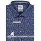 AMJ Comfort Slim Fit pánska košeľa VDSBR 1312 atrament