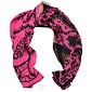 Dámská vzorovaná šála S1393 fuchsia kytky