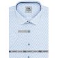 Elegantná košeľa pre mužov AMJ Comfort VKBR 1279 bielo-modrá