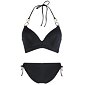 Dámské dvojdílné bikiny LingaDore 7213 černé