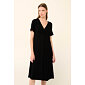 Jednoduché letní šaty s plisé Vamp 22510 black