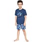 Chlapčenské pyžamo Cornette Kids Blue Dock jeans