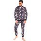 Pánske pyžamo s dlhým rukávom Cornette Gnomes 3 navy