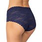 Vyšší krajkové kalhotky Julimex Bellie Maxi navy