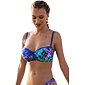 Bandeau plavky Triola 85241/92 modrý vzor