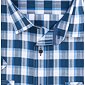 Kostkovaná pánská košile AMJ Greed SK 381 modrá kostka