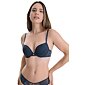 Dámska čipková push up podprsenka Sassa 25391 navy
