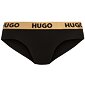 Dámske klasické nohavičky Hugo 50480165 čierne
