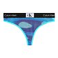 Tanga Calvin Klein QF7221E collection 1996 tyrkys vzor