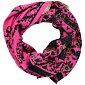 Dámská vzorovaná šála S1393 fuchsia kytky