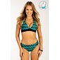 Dámská plavková push-up podprsenka Litex 6F038 smaragd