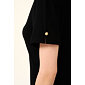 Jednoduché letní šaty s plisé Vamp 22510 black