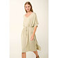 Viskózový letní kaftan Vamp Flama 22887 beige spray