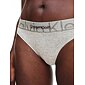 Kalhotky pro ženy Calvin Klein Embosed Icon QF66993 šedý melír