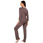Luxusní dámské pyžamo Pleas 178643 nugát