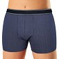 Moderné pánske boxerky s priznanou gumou v páse Andrie PS 5790 navy