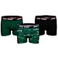 Pánske boxerky John Frank JF3B-CH-01 3 pack čierno-zelená