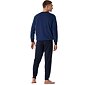 Dlouhé pánské pyžamo do manžety Schiesser 180252 navy