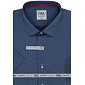 Pánska košeľa AMJ s krátkym rukávom Comfort slim VKSBR 1282 navy