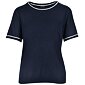 Elegantný business svetrík s krátkymi rukávmi Kenny S. 509984 navy