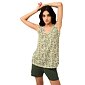 Dámské pyžamo na ramínka Vamp 22031 green ivy