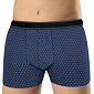 Pánske boxerky s priznanou gumou v páse Andrie PS 5651 modré