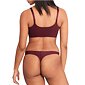 Tanga laserem střižené Calvin Klein QD5147E bordo