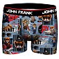 Pánske vtipné boxerky John Frank JFBD355 spy blue