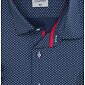 Pánská košile AMJ s krátkým rukávem Comfort slim VKSBR 1282 navy