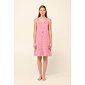 Bavlněná letní noční košile s knoflíkovou légou Vamp 22280 pink blossom