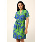 Popelínové letní šaty Vamp s knoflíky 22422 green jolly