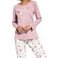 Půvabné pyžamo pro ženy Cornette Dream On st.růžová
