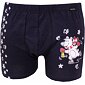 Pánske boxerky s potlačou Andrie PS 5581 navy