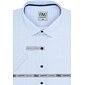 Elegantná košeľa pre mužov AMJ Comfort VKBR 1278 bielo-modrá